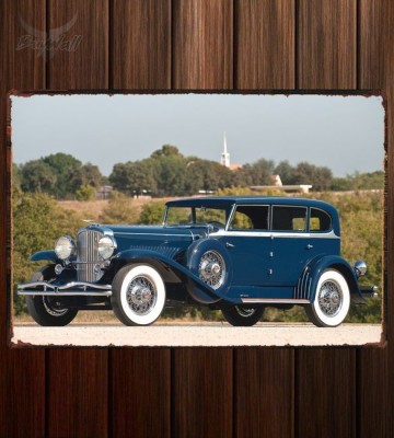 Металлическая табличка Duesenberg J 187 Clear Vision Sedan by Murphy